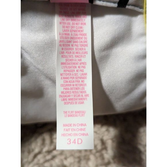 Victora's Secret Swimwear Mix and Match Push Up Bikini Top sz 34D - Picture 6 of 7